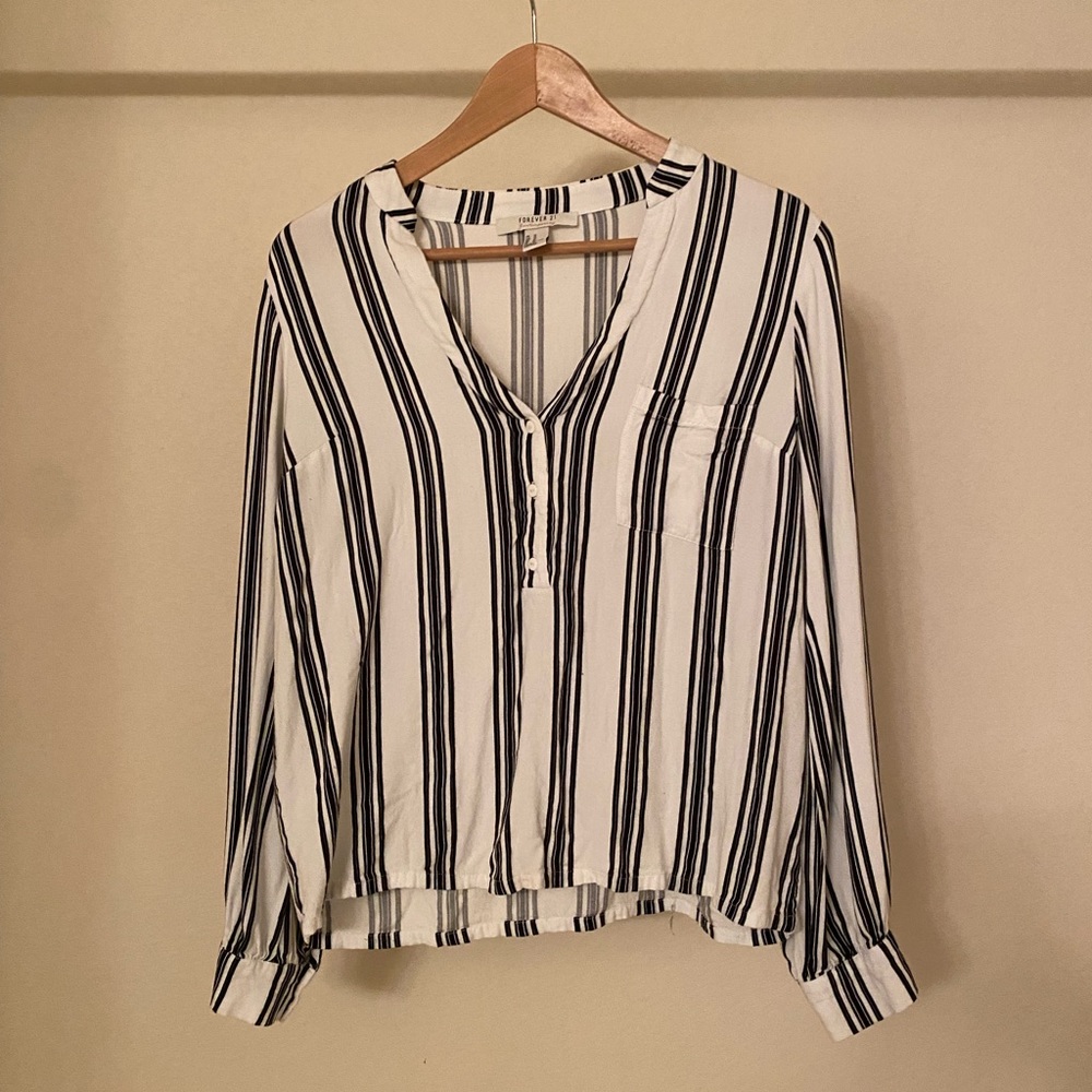Forever 21 long sleeve blouse